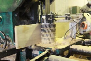 Precision Cutting Machine – Engineered Oak Flooring Production