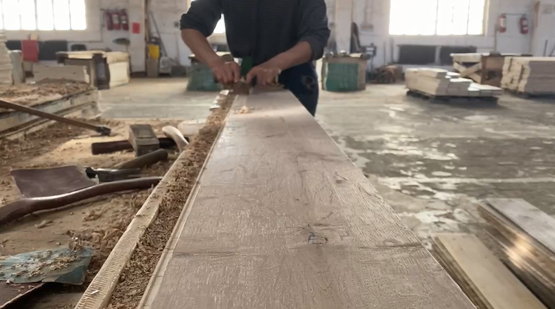 Wood Flooring–Handscrapped