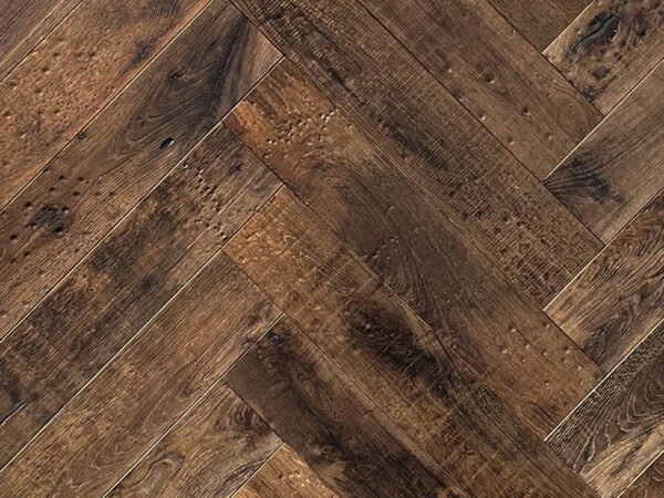 Reclaimed Oak Engineered Flooring - Smoky Umber
