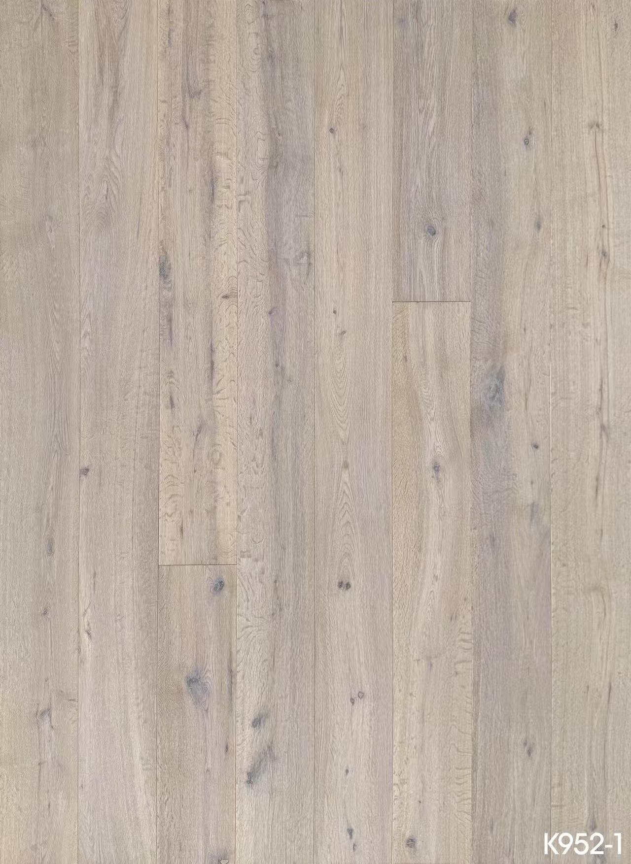 7.5 inch light neutral oak engineered plank flooring for OEM programs