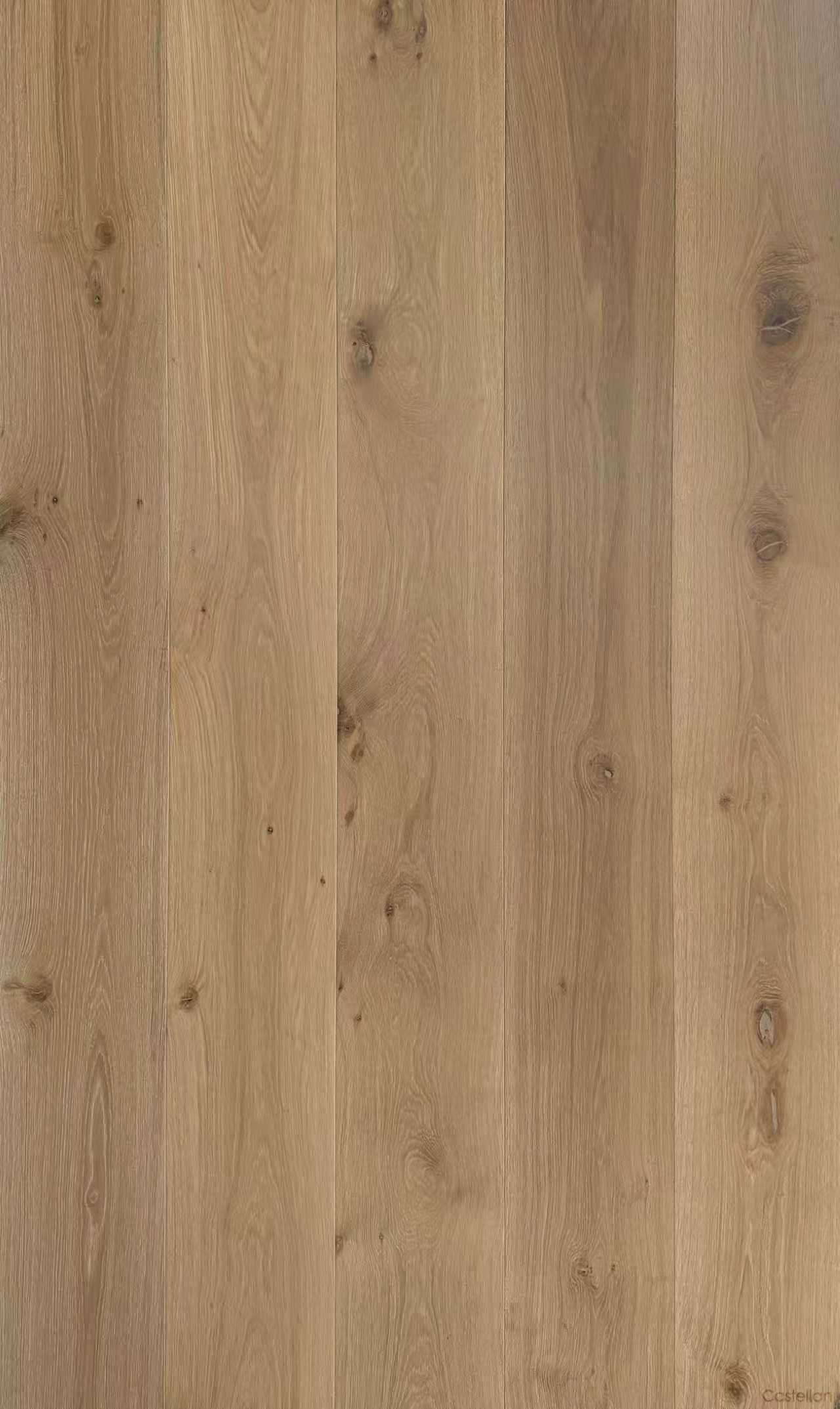 Natural grade European oak wide plank flooring Villara 260 for project supply