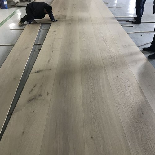 Wide plank oak flooring for premium interiors