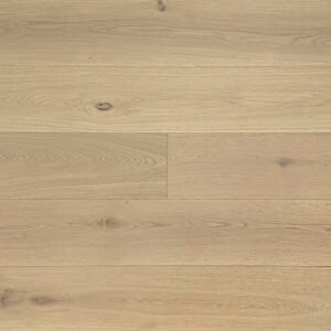 Laguna light natural European oak flooring showing wood grain, knots, and variation between planks